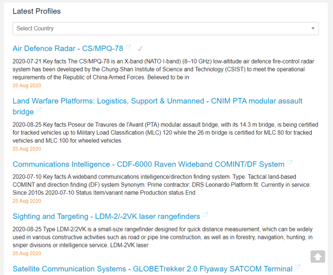 Janes-JDET-Latest-Profile-Widget