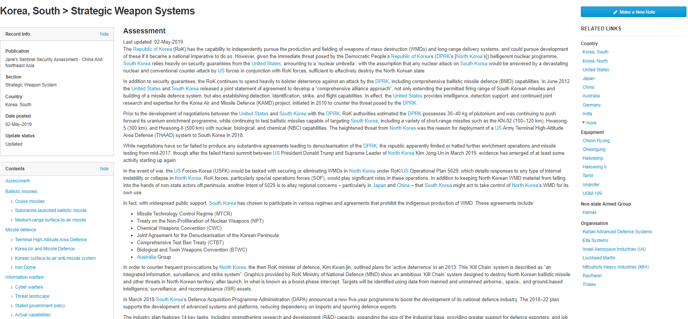 Janes-Case-NKorea-SKorea-Strategic-Weapon